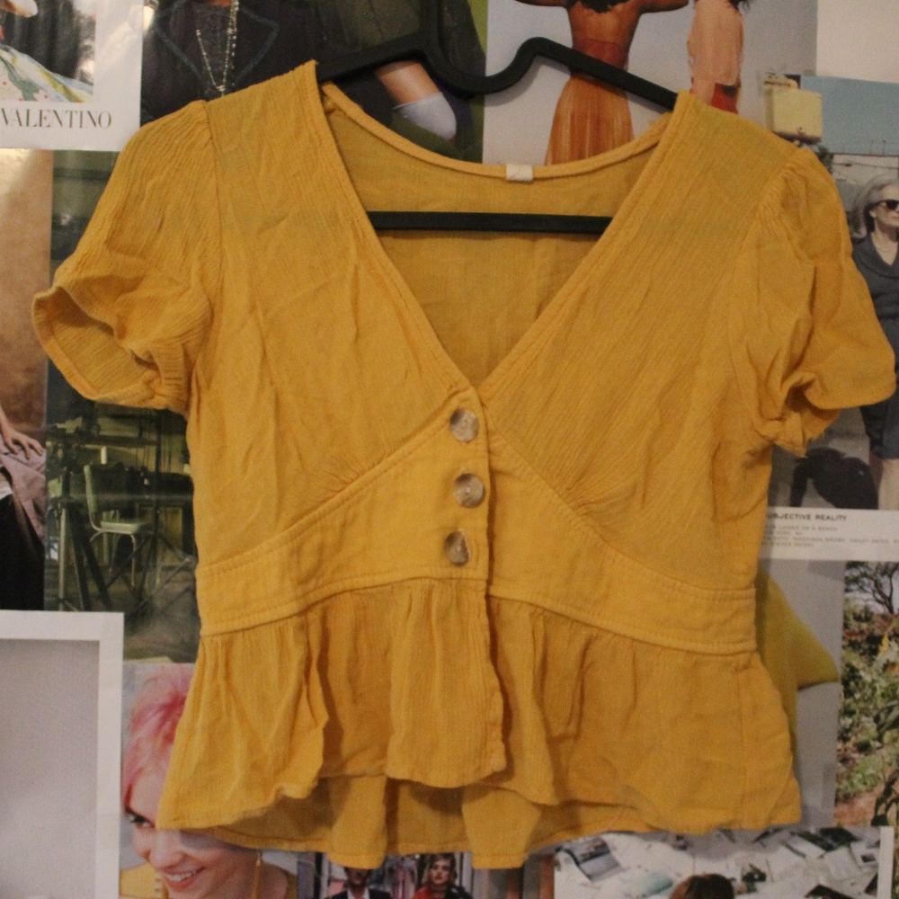 Yellow Blouse Tilly's